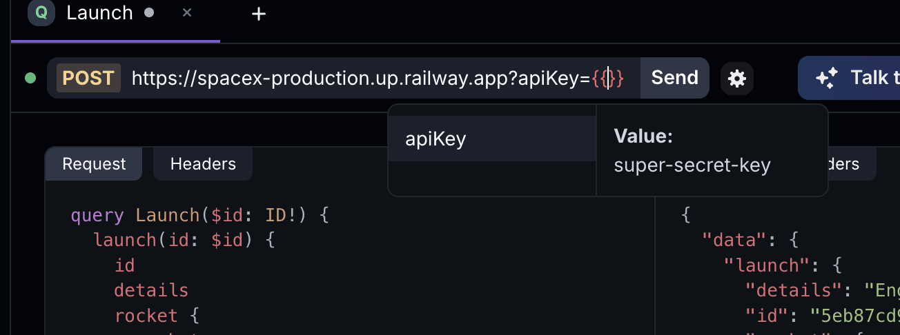 Use environment variables